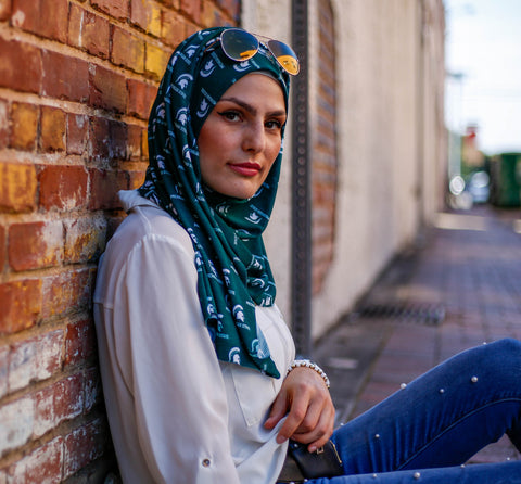 Officially Licensed Michigan State University Pleated Hijab
